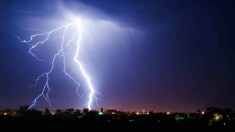 lightning bolt testing surge protector