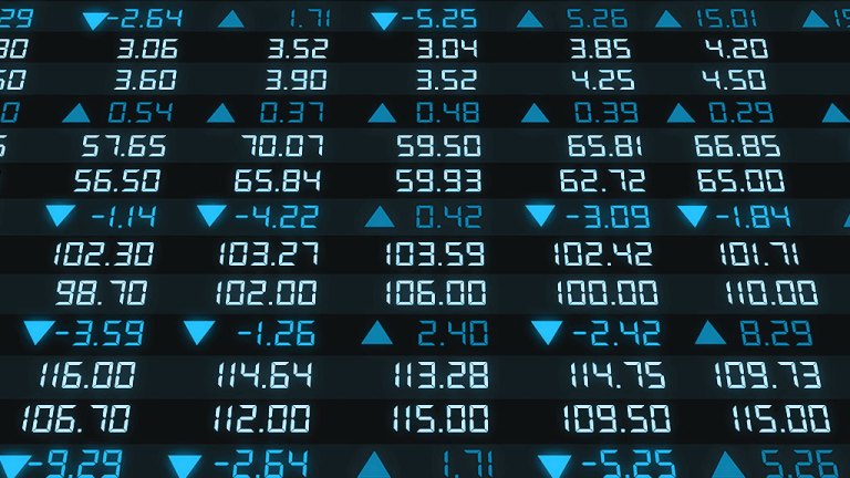 stock market board
