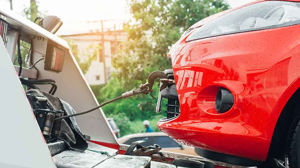 car_on_the_back_of_a_tow_truck