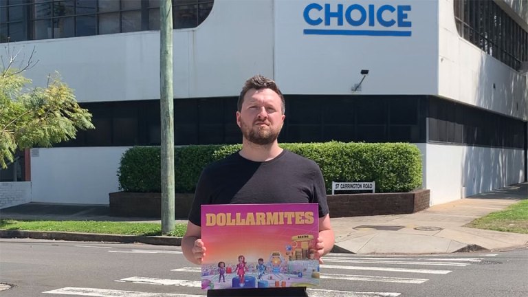jonathan brown choice senior media adviser holding cba dollarmites sign