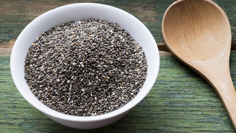 chia seeds in a bowl
