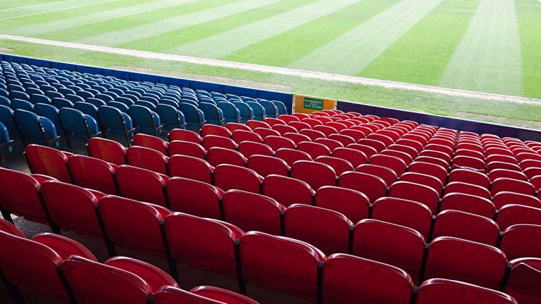 empty seating at a sporting event