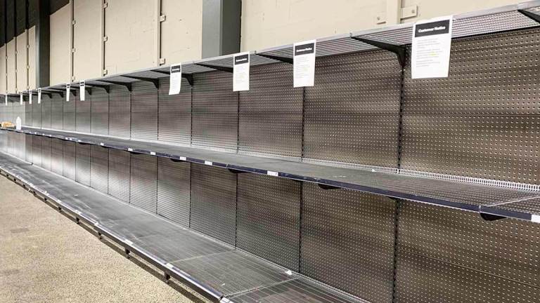 empty toilet paper aisle marrickville metro lead