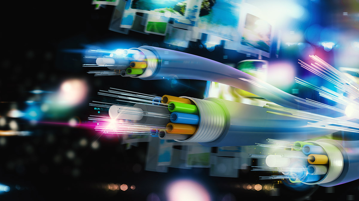 fibre optic cable connection