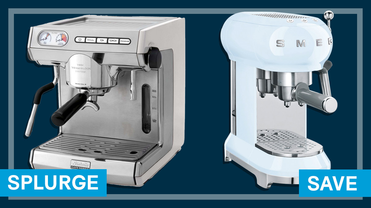 coffee machines splurge and save