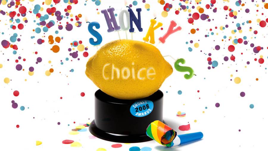 shonkys hall of shame 2008