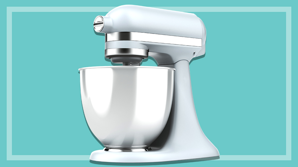 white kitchen mixer