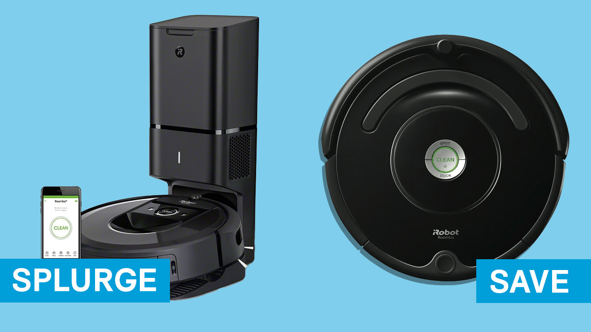 splurge vs save robot vac iRobot Roomba i7 iRobot Roomba 670 lead