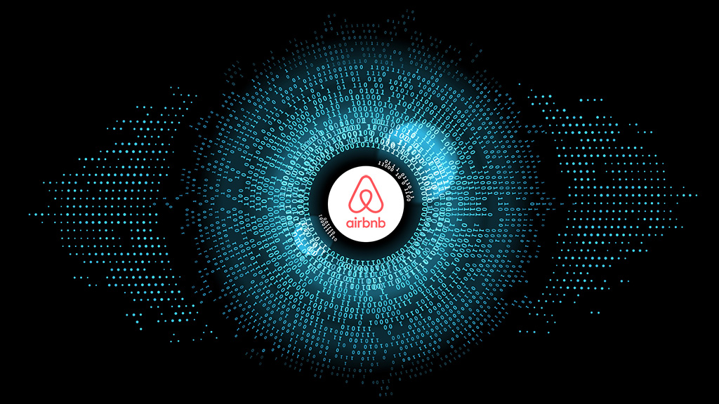 data eye with airbnb logo