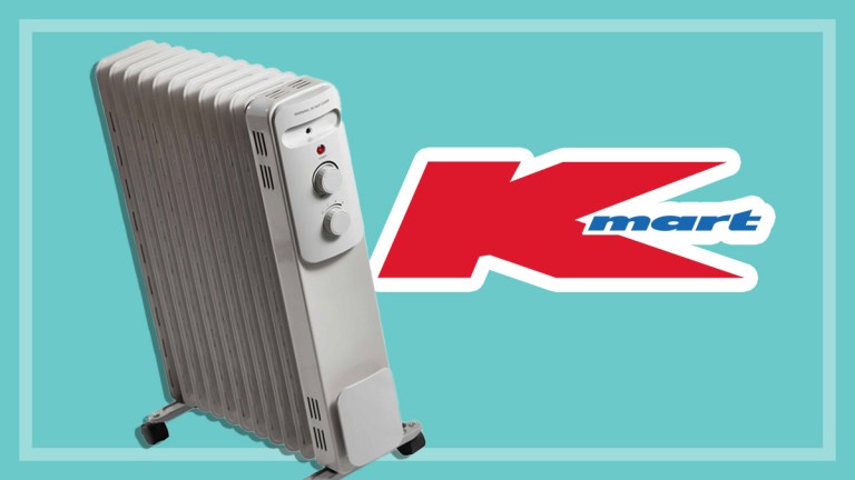 kmart Anko NY2311 16M heater on teal background