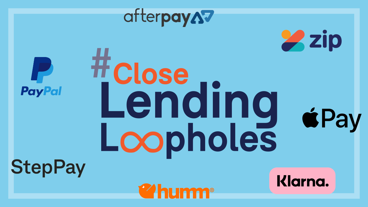 hashtag_close_lending_loopholes_surrounded_by_bnpl_company_logos