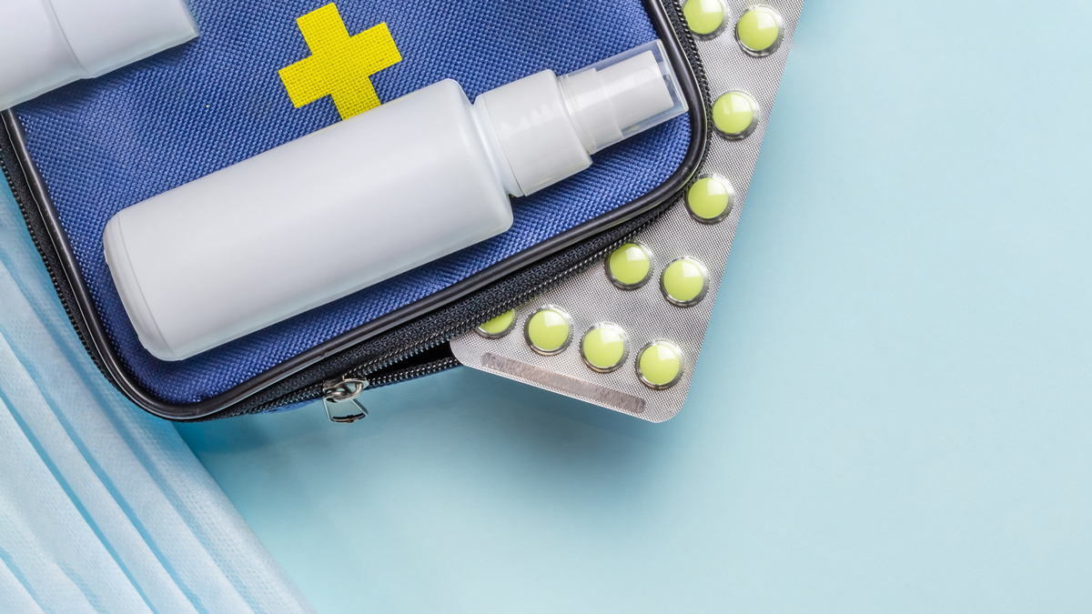 Packing medication for travel