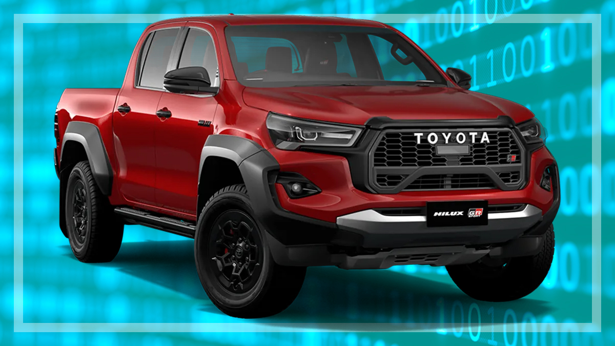 toyota hilux data background