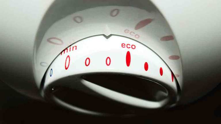 fridge thermostat set to eco