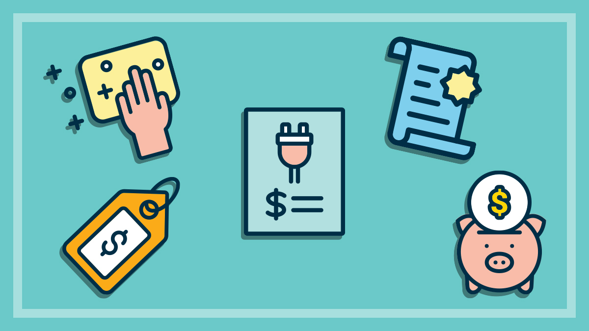 things to sort out long weekend money bank will appliance cleaning energy bill