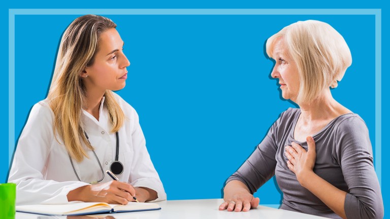 doctor and patient talking about health insurance