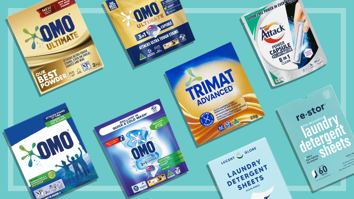 several of the best and worst laundry detergents