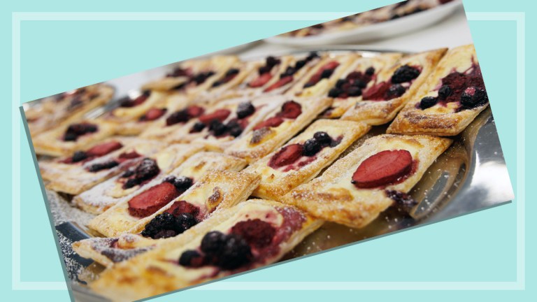 tray of pastries made of home brand products from the taste test
