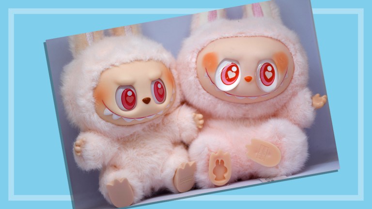 photo of real labubu and fake lafufu side by side