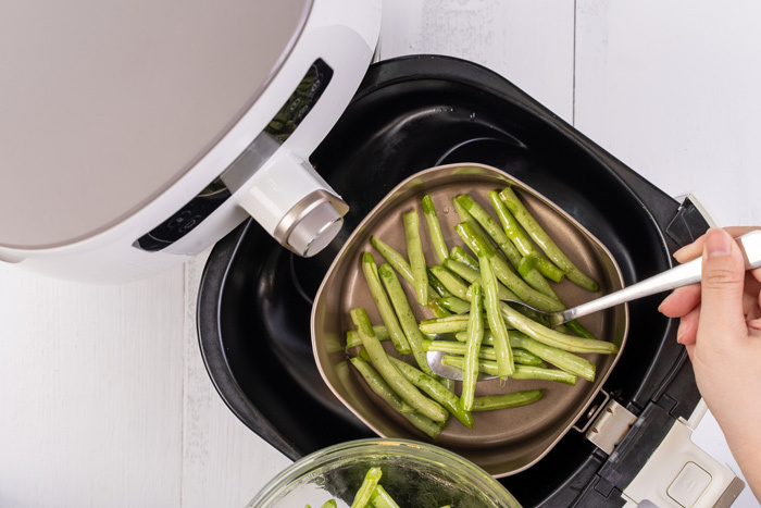 cooking greens in airfryer