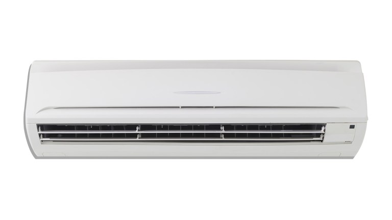 air conditioner on white