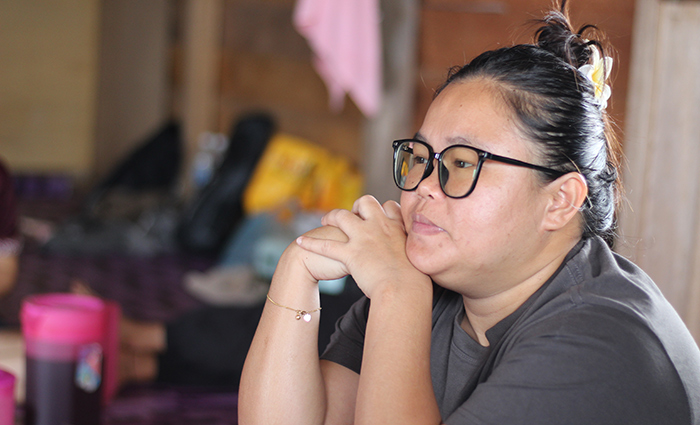 Dayang Ukau from indigenous rights' group Keruan