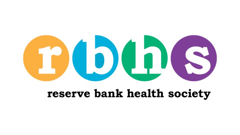 Reserve bank health society (RBHS) logo